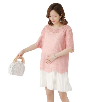 New Korean fashion knit pleated strap dress + petal lace shirt maternity dress set two-piece pregnancy skirt
New Korean fashion knit pleated strap dress + petal lace shirt maternity dress set two-piece pregnancy skirt