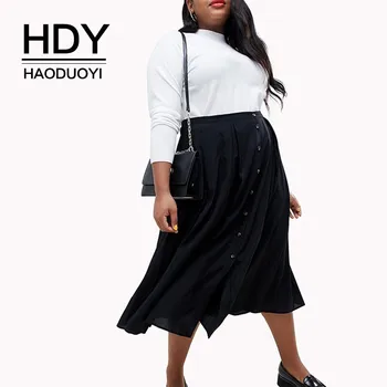 HDY Haoduoyi 2019 New Fashion Size Simple Commuter Solid Color Folds Practical Contrast Button Decoration Half Length Skirt
HDY Haoduoyi 2019 New Fashion Size Simple Commuter Solid Color Folds Practical Contrast Button Decoration Half Length Skirt