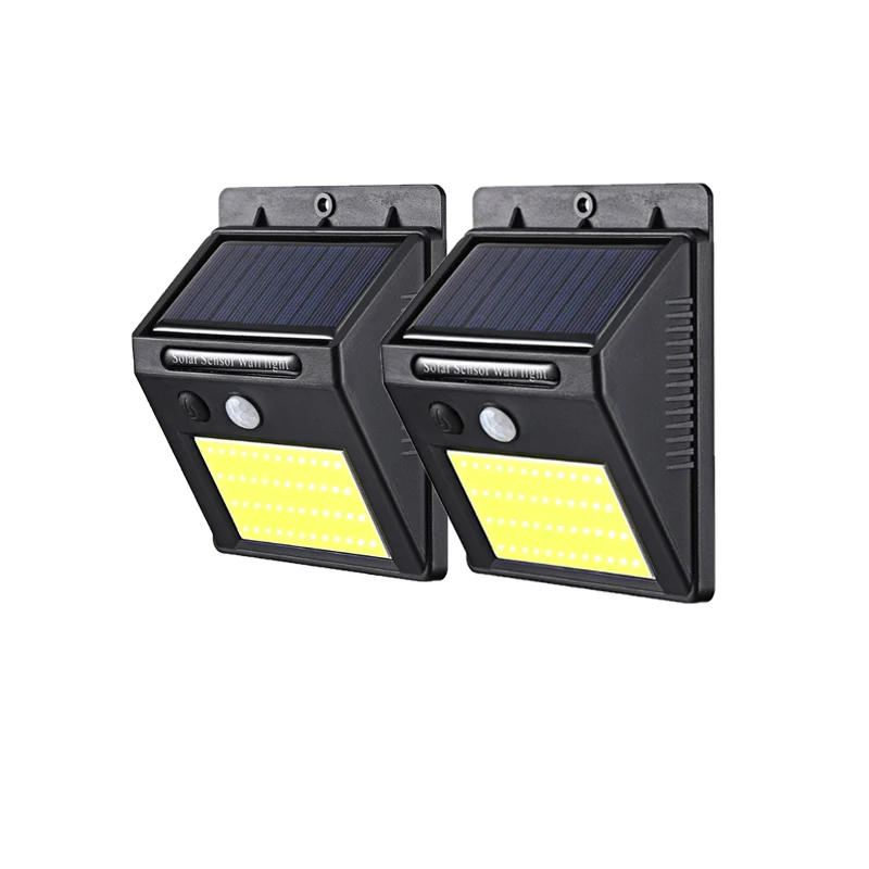 2PCS 48 COB LEDs Solar Power Light Human Infrared PIR Motion Sensor Wall Lamp Outdoor Security Night Light Waterproof IP65 Lamp
2PCS 48 COB LEDs Solar Power Light Human Infrared PIR Motion Sensor Wall Lamp Outdoor Security Night Light Waterproof IP65 Lamp