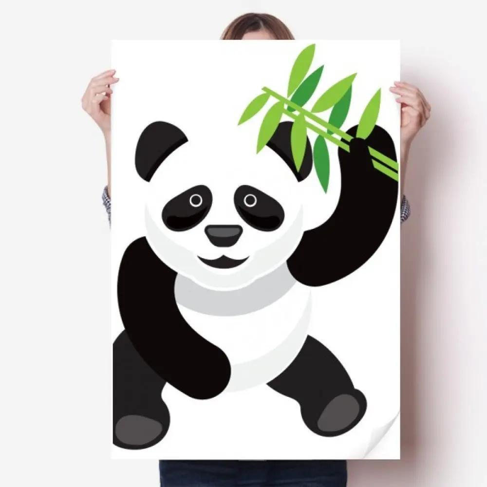 

DIYthinker Chinese Panda Bamboo Traditional Art Pattern Vinyl Wall Sticker Poster Mural Wallpaper Room Decal 80X55cm
