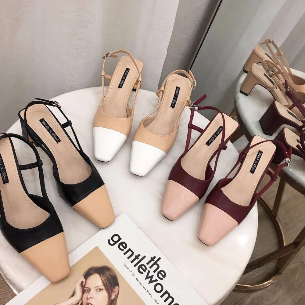 Brand Patchwork Leather Sandals Women Square Toe Shoes Med-Thick Heel Sandalias Summer Beach Flipflops Ankle Strap Roma Slippers
Brand Patchwork Leather Sandals Women Square Toe Shoes Med-Thick Heel Sandalias Summer Beach Flipflops Ankle Strap Roma Slippers