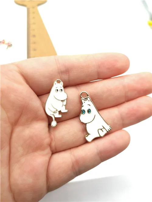 New 10pcs cartoon anime hippopotamus Necklace earrings Key chain Metal Charm Pendants DIY Jewelry Making party gift
New 10pcs cartoon anime hippopotamus Necklace earrings Key chain Metal Charm Pendants DIY Jewelry Making party gift
