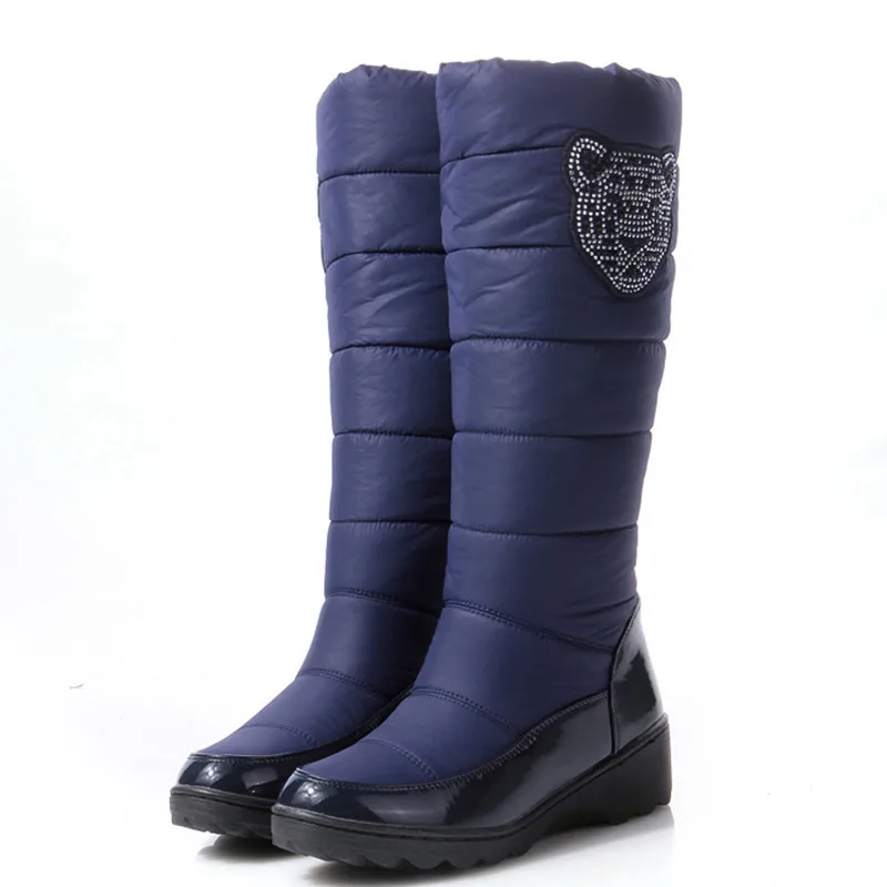 2016 Cotton fashion waterproof snow boots women's knee high boots flat winter boots platform fur shoes women size 34-44
2016 Cotton fashion waterproof snow boots women's knee high boots flat winter boots platform fur shoes women size 34-44