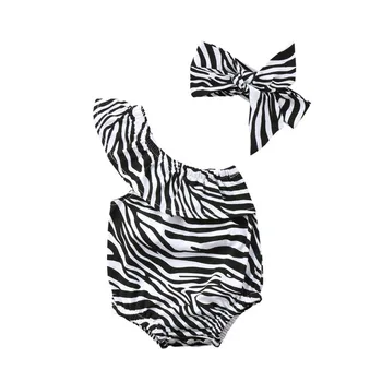 Pudcoco Baby Girls Fashion Boysuit Zebra Striped Off Shoulder Bosysuit + Headband Outfit Clothes 0-18M
Pudcoco Baby Girls Fashion Boysuit Zebra Striped Off Shoulder Bosysuit + Headband Outfit Clothes 0-18M