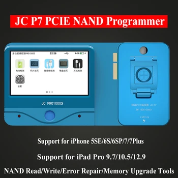 JC Pro1000S JC P7 NAND Read Write Error Remove PCIE NAND Programmer for iPhone 7P 7 6SP 6S 5SE iPad Pro Phone Repair Tools
JC Pro1000S JC P7 NAND Read Write Error Remove PCIE NAND Programmer for iPhone 7P 7 6SP 6S 5SE iPad Pro Phone Repair Tools