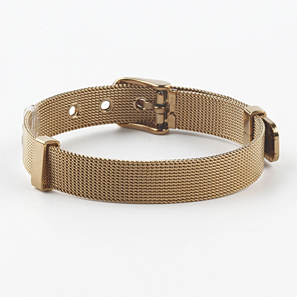 ZMZY Adjustable Belt Buckle Chain Charm Bracelet Women/Men Mesh Net Bracelets Bangles Gold/Silver Color Stainless Steel Jewelry
ZMZY Adjustable Belt Buckle Chain Charm Bracelet Women/Men Mesh Net Bracelets Bangles Gold/Silver Color Stainless Steel Jewelry
