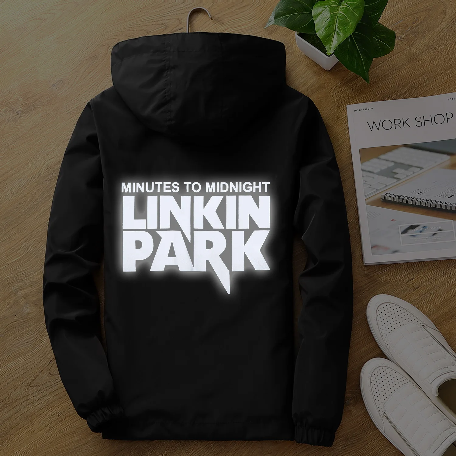 Cap as Gift S to 7XL plus size Light-reflective linkin park men women jacket hip hop Rapper dancer windbreaker hooded coat
Cap as Gift S to 7XL plus size Light-reflective linkin park men women jacket hip hop Rapper dancer windbreaker hooded coat