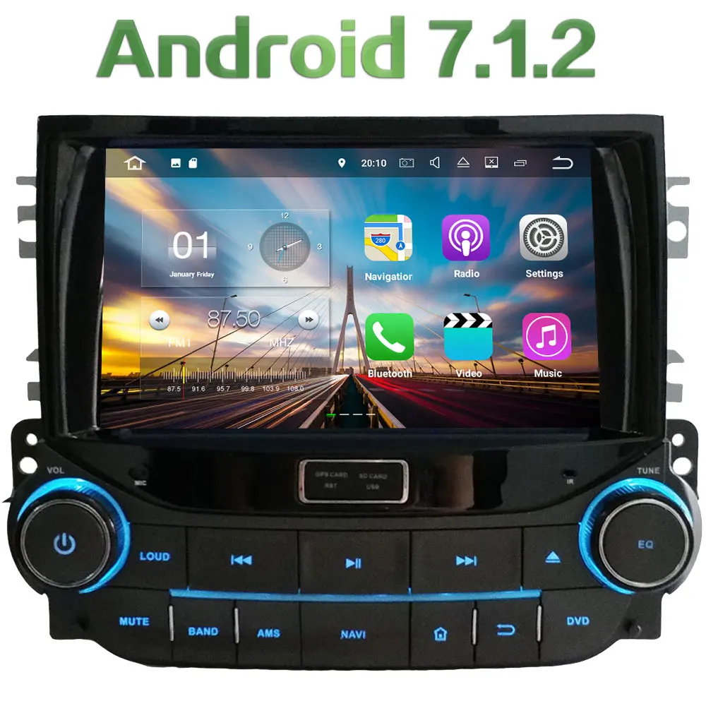 Android 7.1.2 Quad Core 2GB RAM 8" Car Multimedia Stereo GPS Navigation touch screen radio player for Chevrolet Malibu 2015
Android 7.1.2 Quad Core 2GB RAM 8" Car Multimedia Stereo GPS Navigation touch screen radio player for Chevrolet Malibu 2015