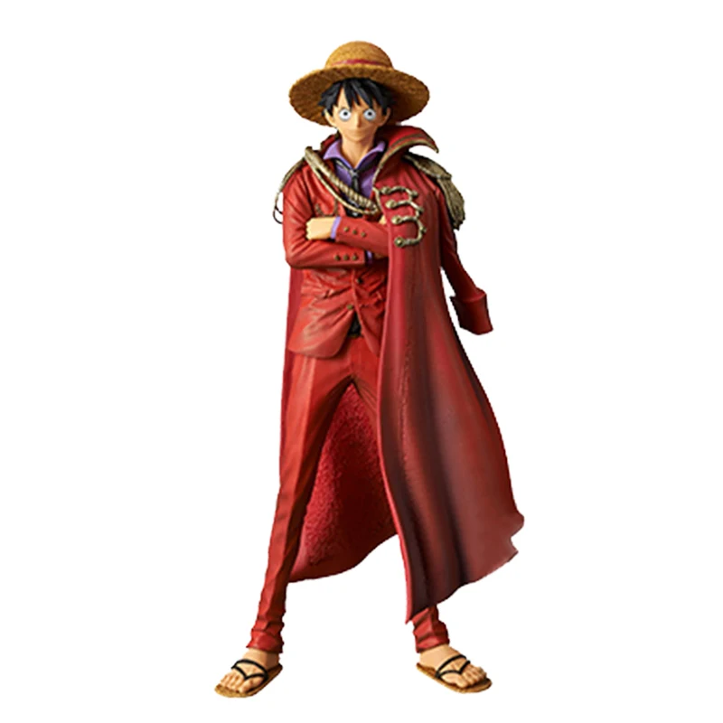 Anime One Piece Action Figure 20th Red Clothes Luffy Mdoel Toys pvc Collection Figurine luffy 24cm | Игрушки и хобби