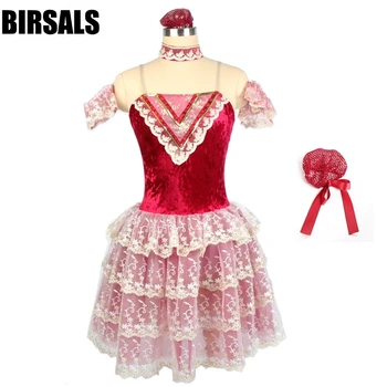 Child Red wine Diamond velvet bodice giselle romantic performance dance tutu dress ballerina BL0110
Child Red wine Diamond velvet bodice giselle romantic performance dance tutu dress ballerina BL0110