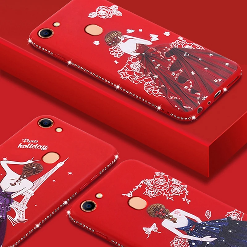 Чехол для телефона V9 Vivo стразы Ультратонкий чехол с рисунком на задней панели Y85 V