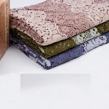 High-quality Double colored wavy edge hollowed out fabric water soluble lace Bottom embroidery cloth for dress DIY
High-quality Double colored wavy edge hollowed out fabric water soluble lace Bottom embroidery cloth for dress DIY