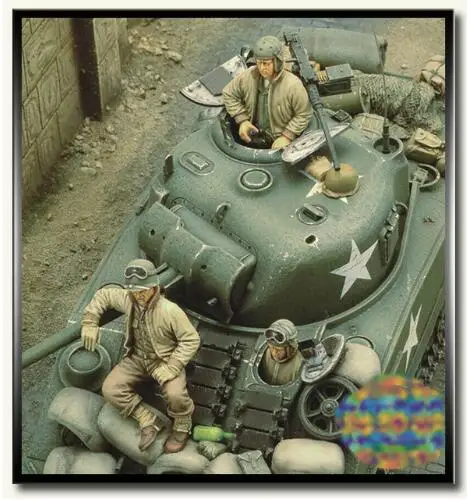 1/35 US Sherman Crew (NO CAR just have 3 man ) Resin figure Model kits Miniature gk Unassembly Unpainted
1/35 US Sherman Crew (NO CAR just have 3 man ) Resin figure Model kits Miniature gk Unassembly Unpainted