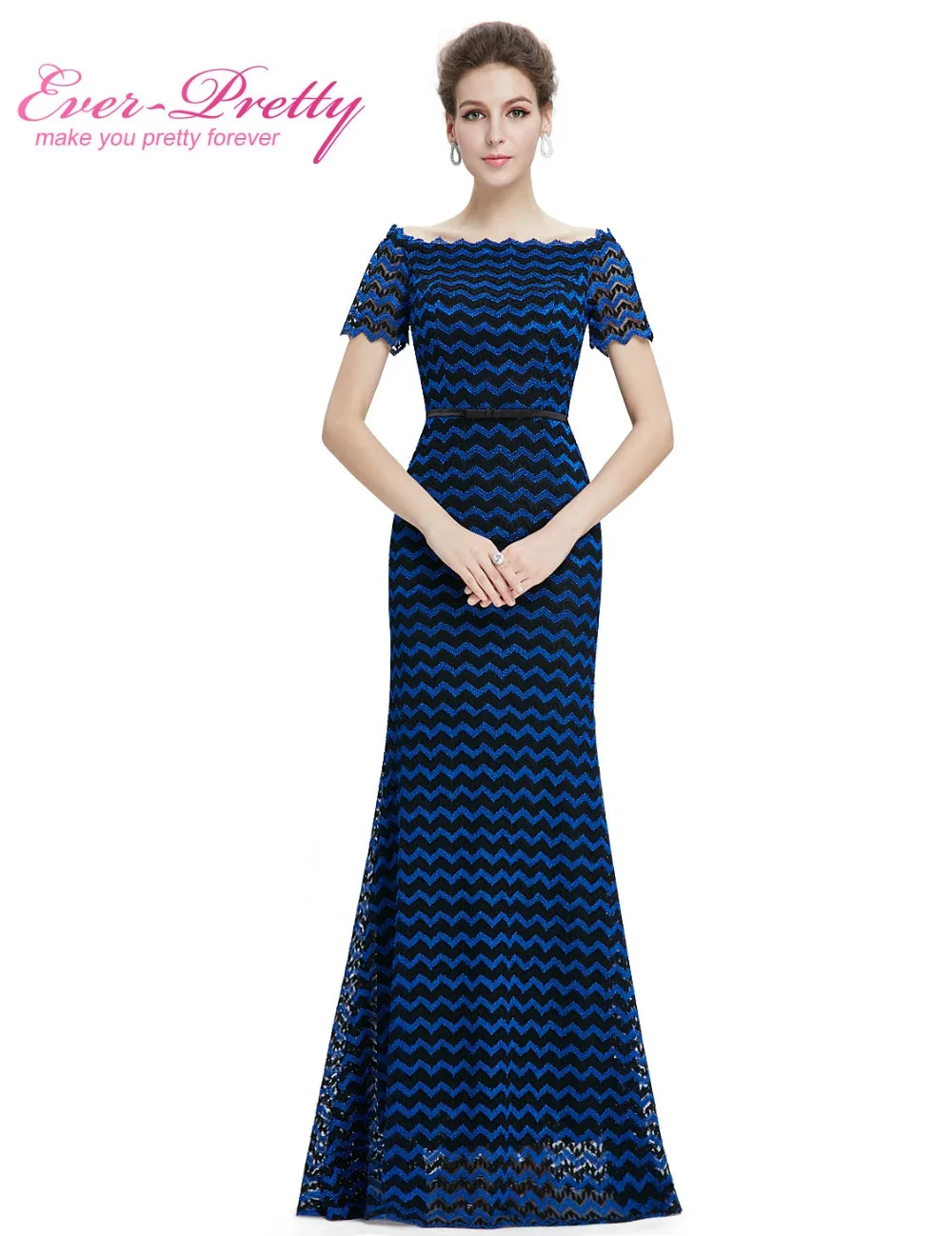 Women's Elegant Short Sleeve Ever-Pretty EP08799BB Unique boat v-neck design Mother of the Bride Party Gowns 2018 Occasion Dress
Women's Elegant Short Sleeve Ever-Pretty EP08799BB Unique boat v-neck design Mother of the Bride Party Gowns 2018 Occasion Dress