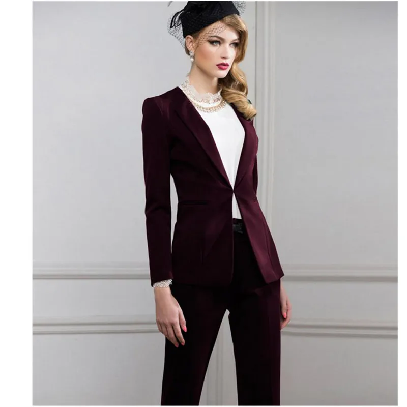 Sale Pantalones Mujer Women Suit Fashion Professional Ol Dress Business Formal Jacket + Pants High Quality Custom Women's
Sale Pantalones Mujer Women Suit Fashion Professional Ol Dress Business Formal Jacket + Pants High Quality Custom Women's