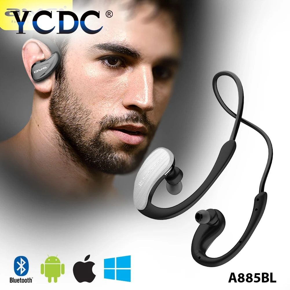 Image Casque For Xiaomi Cheap Elastic Stereo Earphone Wireless Bluetooth Sport Headset Anti sweat headphones for a mobile phone