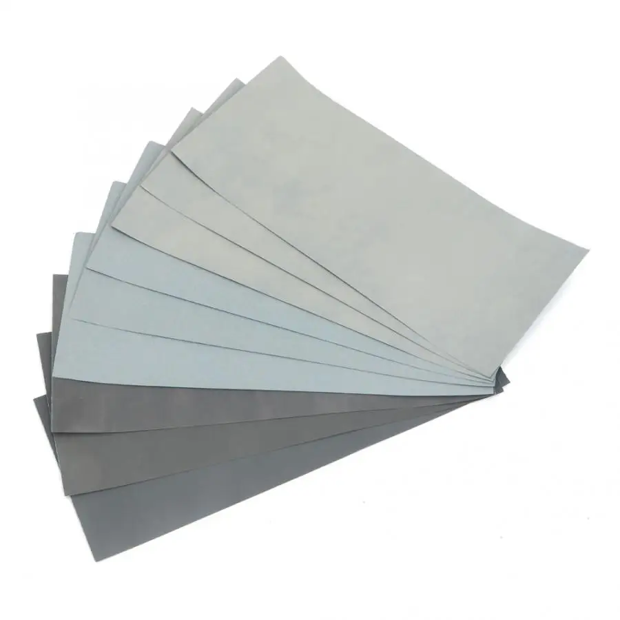 22.9*9.3cm Sanding Paper Set Wet & Dry Sandpaper Grinding Polishing Sanding Abrasive Paper Sheets Set
22.9*9.3cm Sanding Paper Set Wet & Dry Sandpaper Grinding Polishing Sanding Abrasive Paper Sheets Set