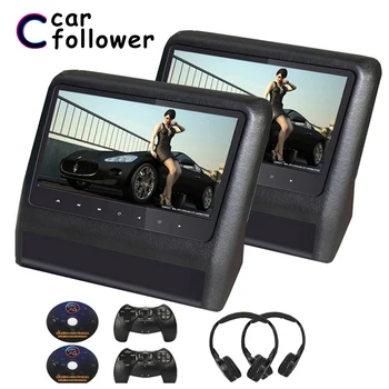 2PCS 9 Inch LCD Screen DVD Car Headrest Monitor USB/SD IR/FM 32-Bit Wireless Games Backseat Displayer MP5 Car Monitors
2PCS 9 Inch LCD Screen DVD Car Headrest Monitor USB/SD IR/FM 32-Bit Wireless Games Backseat Displayer MP5 Car Monitors