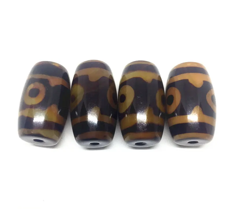 Top Selling 4pcs/lot Natural Agate Old Three Eyes Pattern Amulet Tibetan Dzi Beads for Bracelet DIY Jewelry Making
Top Selling 4pcs/lot Natural Agate Old Three Eyes Pattern Amulet Tibetan Dzi Beads for Bracelet DIY Jewelry Making