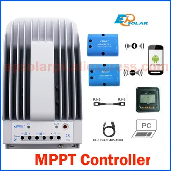 Tracer 3215BN 30A MPPT Solar Charge Controller 12V 24V LCD EPEVER Regulator MT50 WIFI Bluetooth PC Communication Mobile APP
Tracer 3215BN 30A MPPT Solar Charge Controller 12V 24V LCD EPEVER Regulator MT50 WIFI Bluetooth PC Communication Mobile APP