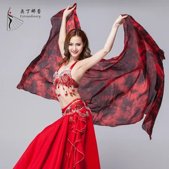 Stage Performance Prop Tie Dye Light Texture 100% Silk Scarf Women Dance Accessories Silk Veil Belly Dance
Stage Performance Prop Tie Dye Light Texture 100% Silk Scarf Women Dance Accessories Silk Veil Belly Dance