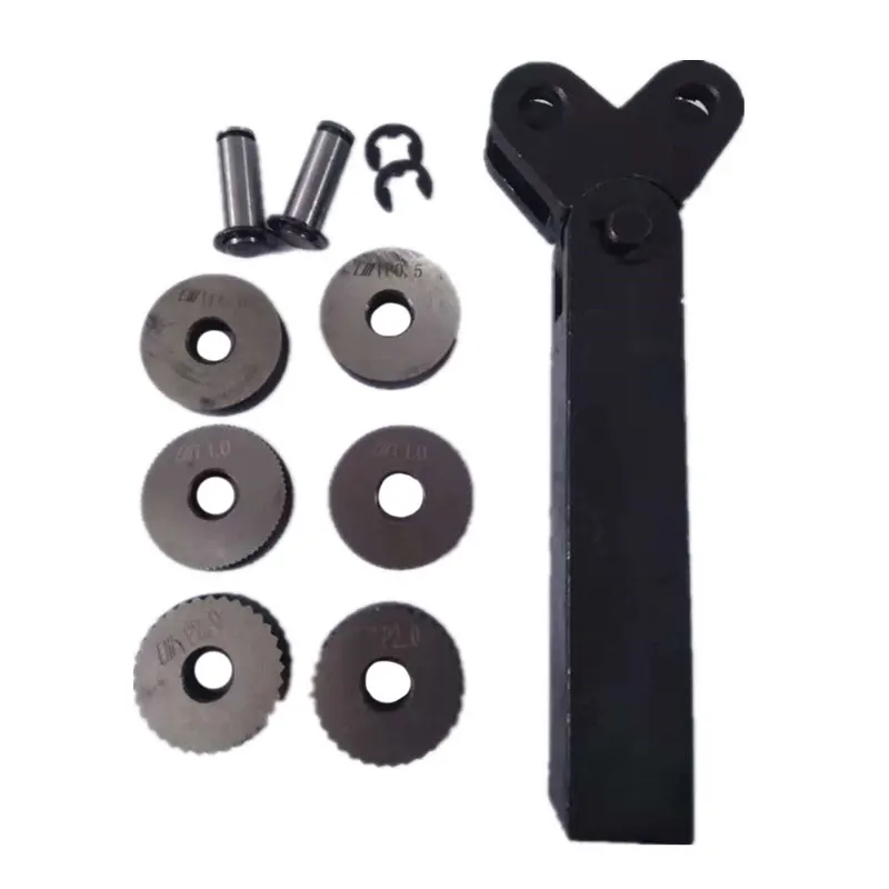 7pcs Steel Dual Wheel Knurling Tool Set with Diagonal Linear Knurl Wheel 0.5/1/2mm Pitch Linear Pitch Knurl Set Lathe Cutter
7pcs Steel Dual Wheel Knurling Tool Set with Diagonal Linear Knurl Wheel 0.5/1/2mm Pitch Linear Pitch Knurl Set Lathe Cutter