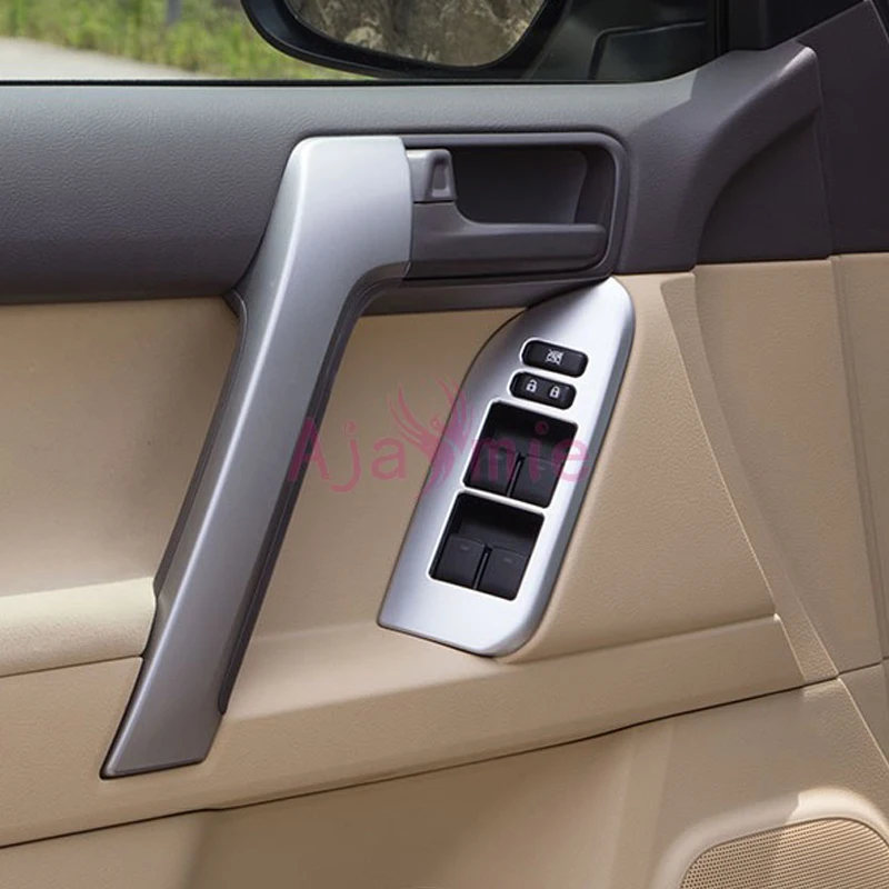 Аксессуары для Toyota Land Cruiser 150, Prado LC150, FJ150 2010-2018, матовое Серебристое стекло, хромированная крышка переключателя, Стайлинг автомобиля
Аксессуары для Toyota Land Cruiser 150, Prado LC150, FJ150 2010-2018, матовое Серебристое стекло, хромированная крышка переключателя, Стайлинг автомобиля