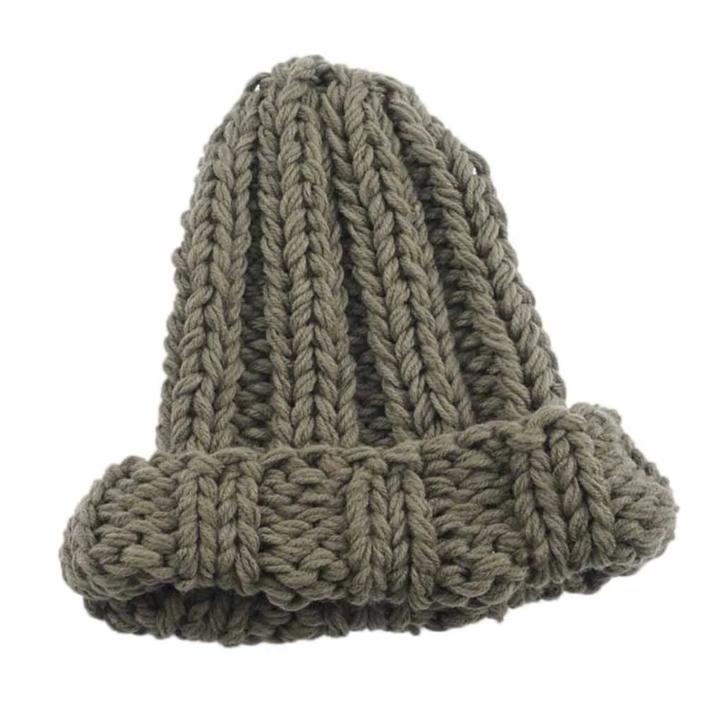 Causal Winter Knitted Wool Hat For Women Fashion Keep Warm Sadoun.com