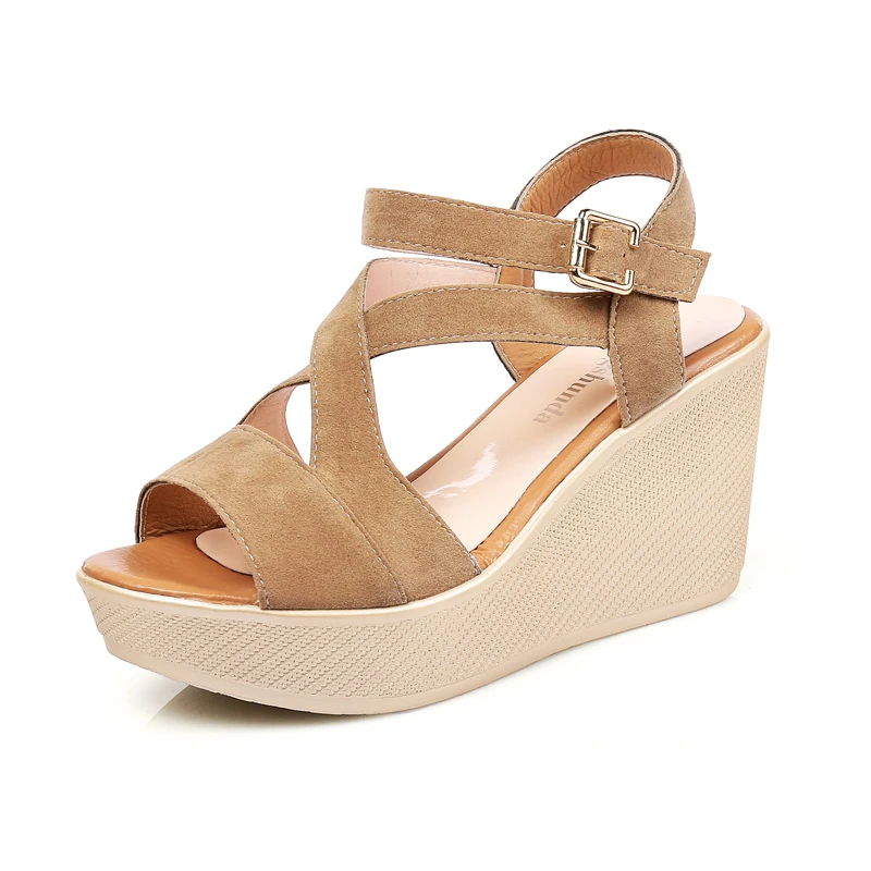 Platform Sandals Wedges Shoes for Women Sandals Female Summer Shoes Woman Buckle High Heels Ladies Sandals Flock Casual Shoes
Platform Sandals Wedges Shoes for Women Sandals Female Summer Shoes Woman Buckle High Heels Ladies Sandals Flock Casual Shoes