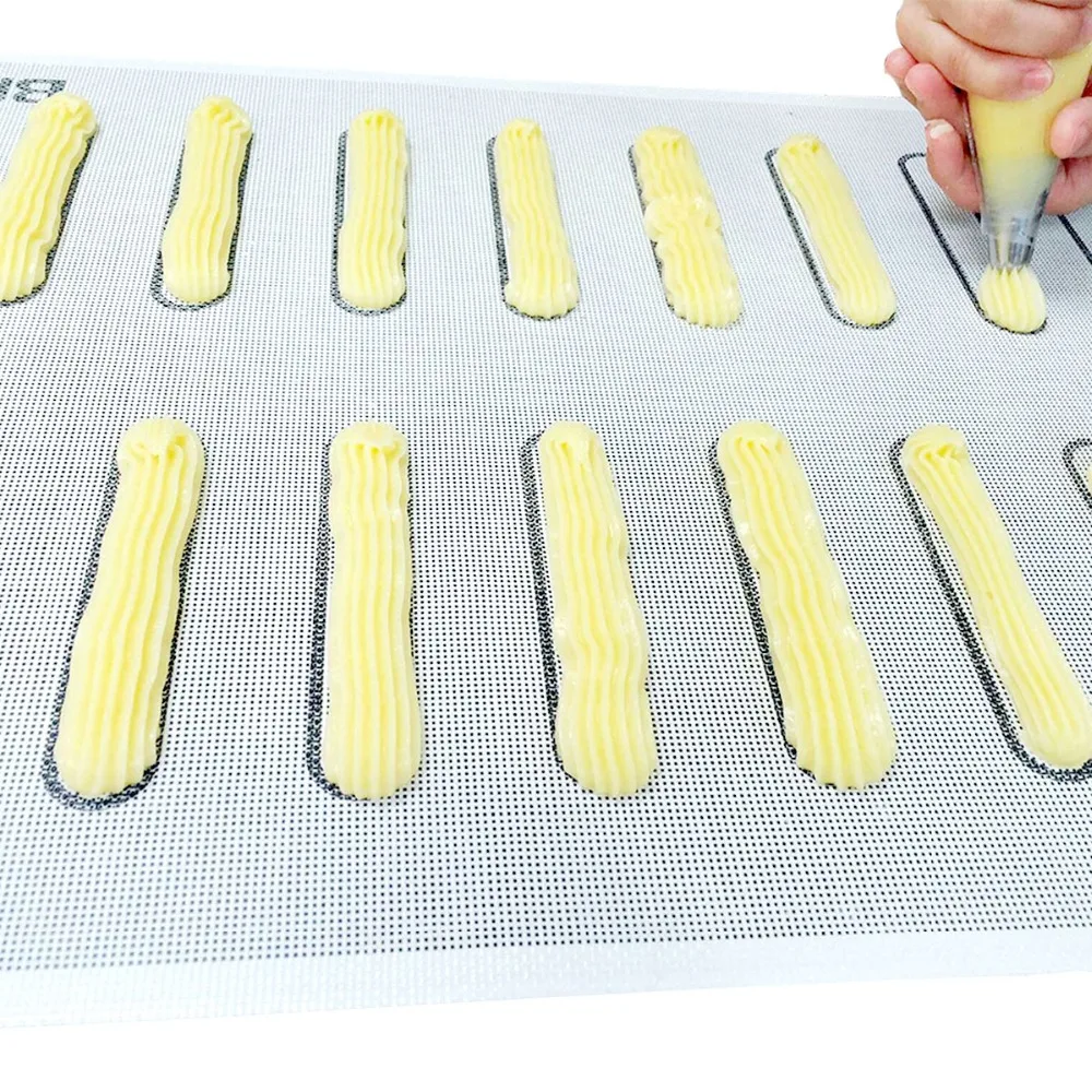 4.7 inch Eclair Baking Silicone Baking Mold, Eclair 20 Cavity Non-Stick Lady finger Thumb Cake Baking Mat
4.7 inch Eclair Baking Silicone Baking Mold, Eclair 20 Cavity Non-Stick Lady finger Thumb Cake Baking Mat