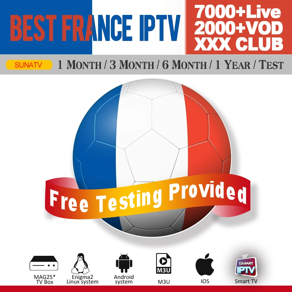 French IPTV subscription France arabic iptv abonnement 1 year 7000+ Europe Spain Portugal Belgium IPTV code M3U mag box Android
French IPTV subscription France arabic iptv abonnement 1 year 7000+ Europe Spain Portugal Belgium IPTV code M3U mag box Android