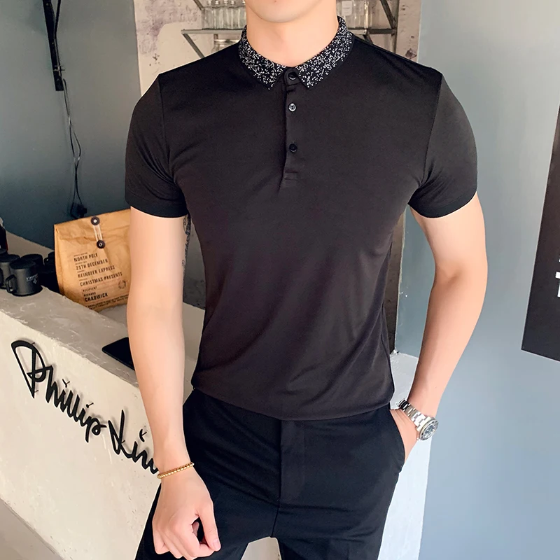 polos para hombre brand new summer short sleeve men's polo shirt turn down collar slim fit polo homme casual young man top tees
polos para hombre brand new summer short sleeve men's polo shirt turn down collar slim fit polo homme casual young man top tees