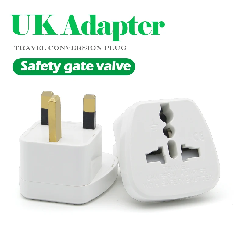 1PC Universal EU US AU TO UK Conversion Plug 2 Pin Socket EU to England Travel Charger Adapter For Electronic Charging
1PC Universal EU US AU TO UK Conversion Plug 2 Pin Socket EU to England Travel Charger Adapter For Electronic Charging