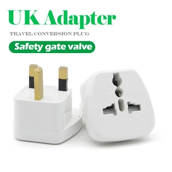1PC Universal EU US AU TO UK Conversion Plug 2 Pin Socket EU to England Travel Charger Adapter For Electronic Charging
1PC Universal EU US AU TO UK Conversion Plug 2 Pin Socket EU to England Travel Charger Adapter For Electronic Charging