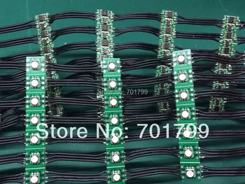 Black DC12V WS2811 led 5050 SMD pixel node;100pcs a string;black wires;5cm wire spacing
Black DC12V WS2811 led 5050 SMD pixel node;100pcs a string;black wires;5cm wire spacing