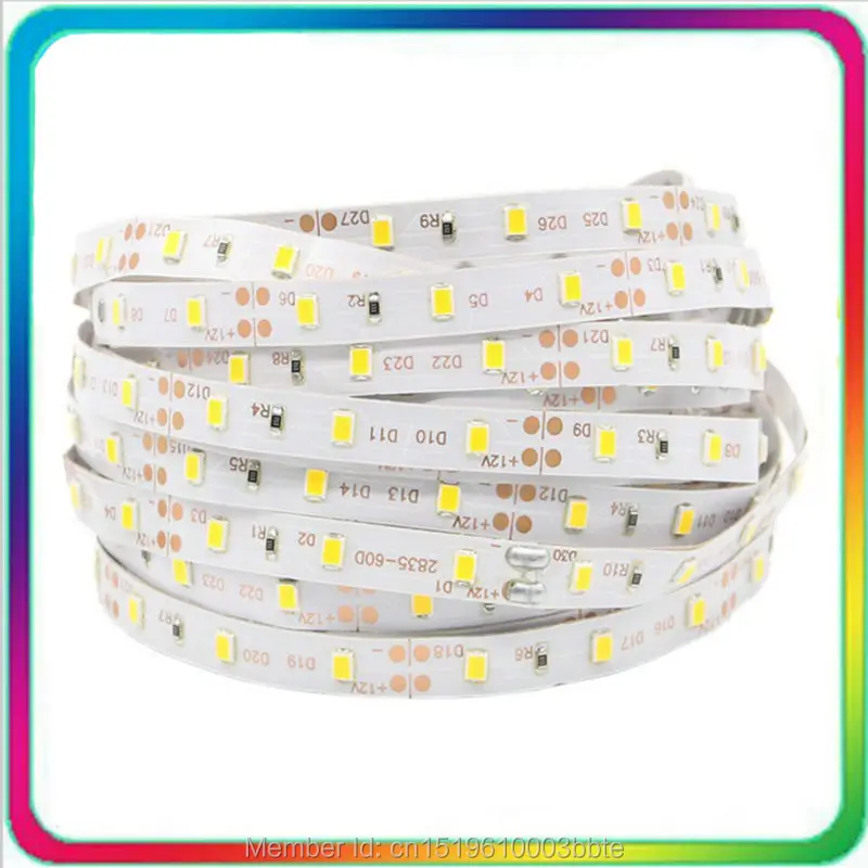 5 Rolls Warranty 2 Years SMD2835 5M 60LEDs/m 120LEDs/m IP65 Waterproof 300LEDs 600LEDs 12V RGB 2835 LED Strip Lights Flexible
5 Rolls Warranty 2 Years SMD2835 5M 60LEDs/m 120LEDs/m IP65 Waterproof 300LEDs 600LEDs 12V RGB 2835 LED Strip Lights Flexible