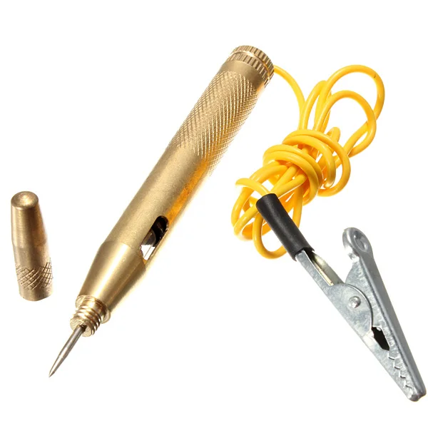 Volt Meter Line Circuit Tester Probe Lamp Continuity Car Electronic Voltage Circuit Tester DC 6V 12V 24 Volts Voltage Gauge Test
Volt Meter Line Circuit Tester Probe Lamp Continuity Car Electronic Voltage Circuit Tester DC 6V 12V 24 Volts Voltage Gauge Test