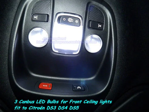 3pcs Car LED Dome Light for Citroen,Canbus Interior lighting Bulbs for Citroen DS3 DS4 DS5 Front Ceiling Lamp
3pcs Car LED Dome Light for Citroen,Canbus Interior lighting Bulbs for Citroen DS3 DS4 DS5 Front Ceiling Lamp