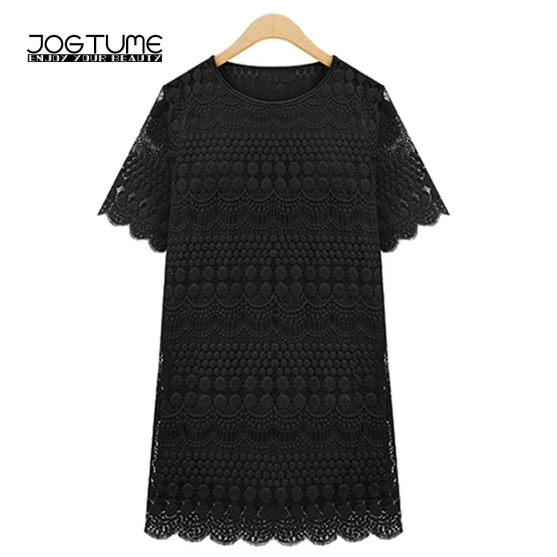 JOGTUME Fashion Lace Blouse 2017 Summer Womens Sexy Shirts Hollow Out Short Sleeve White Black Ladies Casual Tops Plus Size 5XL
JOGTUME Fashion Lace Blouse 2017 Summer Womens Sexy Shirts Hollow Out Short Sleeve White Black Ladies Casual Tops Plus Size 5XL