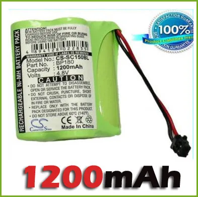 Cameron Sino Bar Code Scanner Battery for Uniden BP120, BP150, BP180, BP250, BP-120 new
Cameron Sino Bar Code Scanner Battery for Uniden BP120, BP150, BP180, BP250, BP-120 new