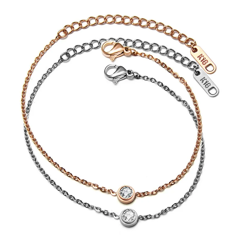 Zircon Link Chain Bracelet Bangle For Women Stainless Steel Female High Quality Classic Simple Tiff Design Jewelry Friend Gifts
Zircon Link Chain Bracelet Bangle For Women Stainless Steel Female High Quality Classic Simple Tiff Design Jewelry Friend Gifts