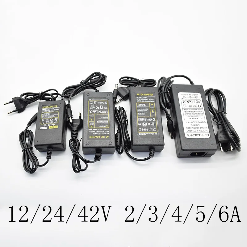 12V Power Supply DC12V 2A 3A 4A 5A 6A 24V/42V 2A Transformer AC 110V 220V 220 V to DC 12 Volts LED Driver Strip lithium battery
12V Power Supply DC12V 2A 3A 4A 5A 6A 24V/42V 2A Transformer AC 110V 220V 220 V to DC 12 Volts LED Driver Strip lithium battery