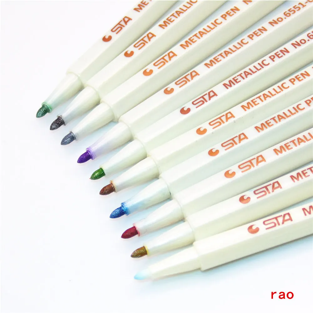 Luxury quality Metallic Marker Pen DIY Scrapbooking Crafts Soft Round Brush Pen Art Marker Pen For Stationery School Supplie
Luxury quality Metallic Marker Pen DIY Scrapbooking Crafts Soft Round Brush Pen Art Marker Pen For Stationery School Supplie