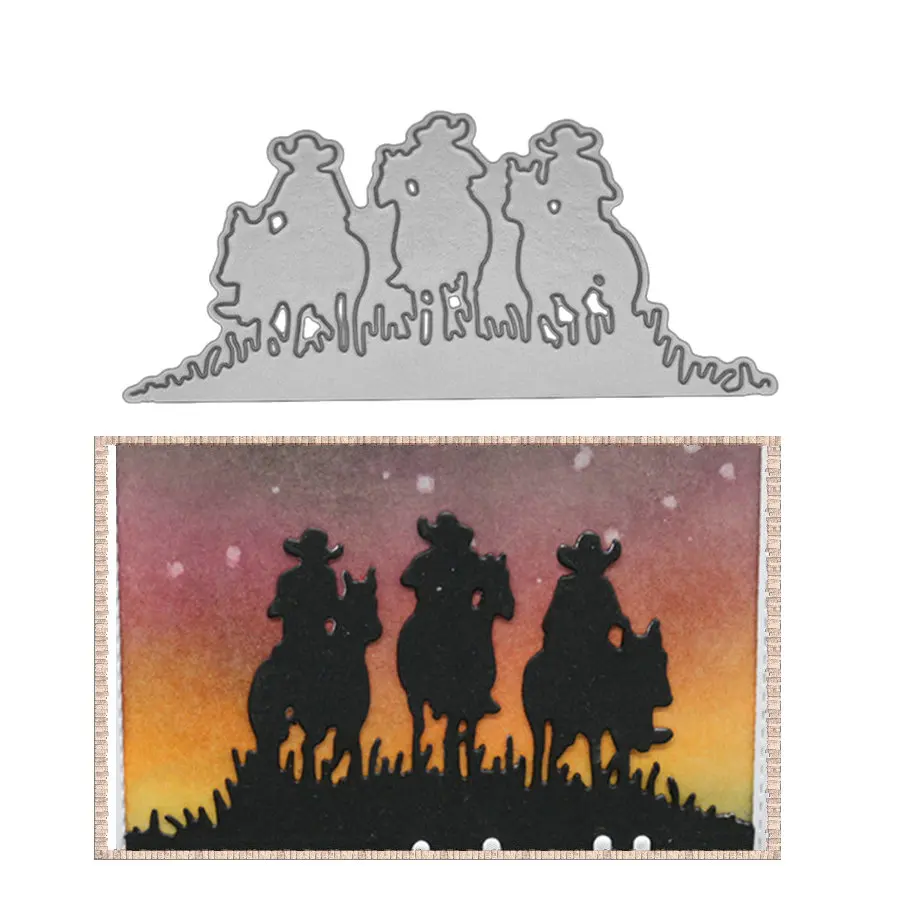 Cowboy Riding The Horse Metal Cutting Dies Knife Mold Stencil for DIY Scrapbooking Dies Photo Album Embossing Paper Cards Crafts
Cowboy Riding The Horse Metal Cutting Dies Knife Mold Stencil for DIY Scrapbooking Dies Photo Album Embossing Paper Cards Crafts