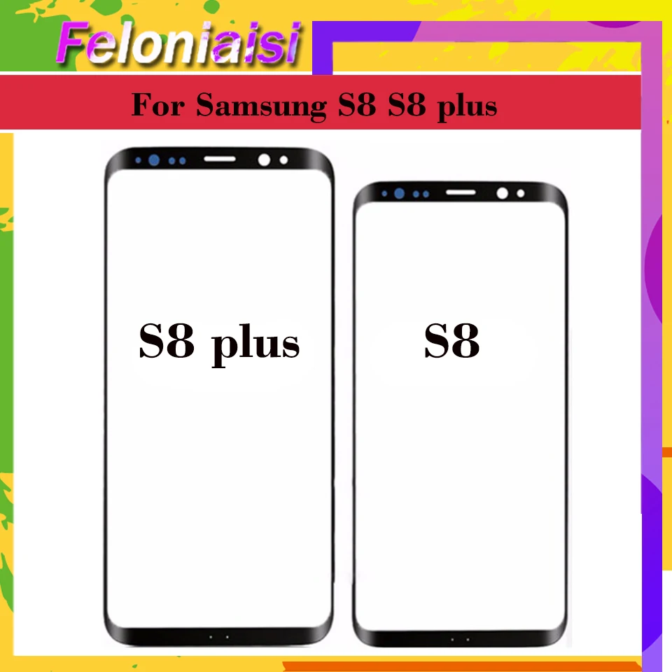 Сенсорный экран для Samsung Galaxy S8 G950 G950F SM-G950F Plus G955F SM-G955F передняя стеклянная панель