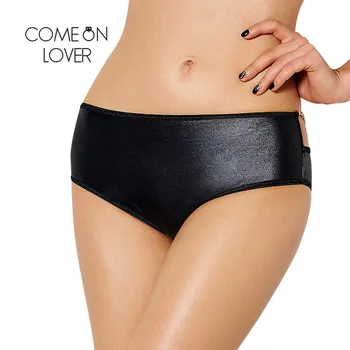 Comeonlover Ladies Panties Faux Leather Low Waist Womens Underwear Chain Culotte Femme Sexy Plus Size Women Panties PE5062P
Comeonlover Ladies Panties Faux Leather Low Waist Womens Underwear Chain Culotte Femme Sexy Plus Size Women Panties PE5062P