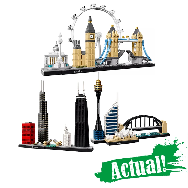 Bela Architecture London Tower Bridge Big Ben Chicago Sydney Shanghai Building Blocks Bricks legoingly Model toys for children
Bela Architecture London Tower Bridge Big Ben Chicago Sydney Shanghai Building Blocks Bricks legoingly Model toys for children
