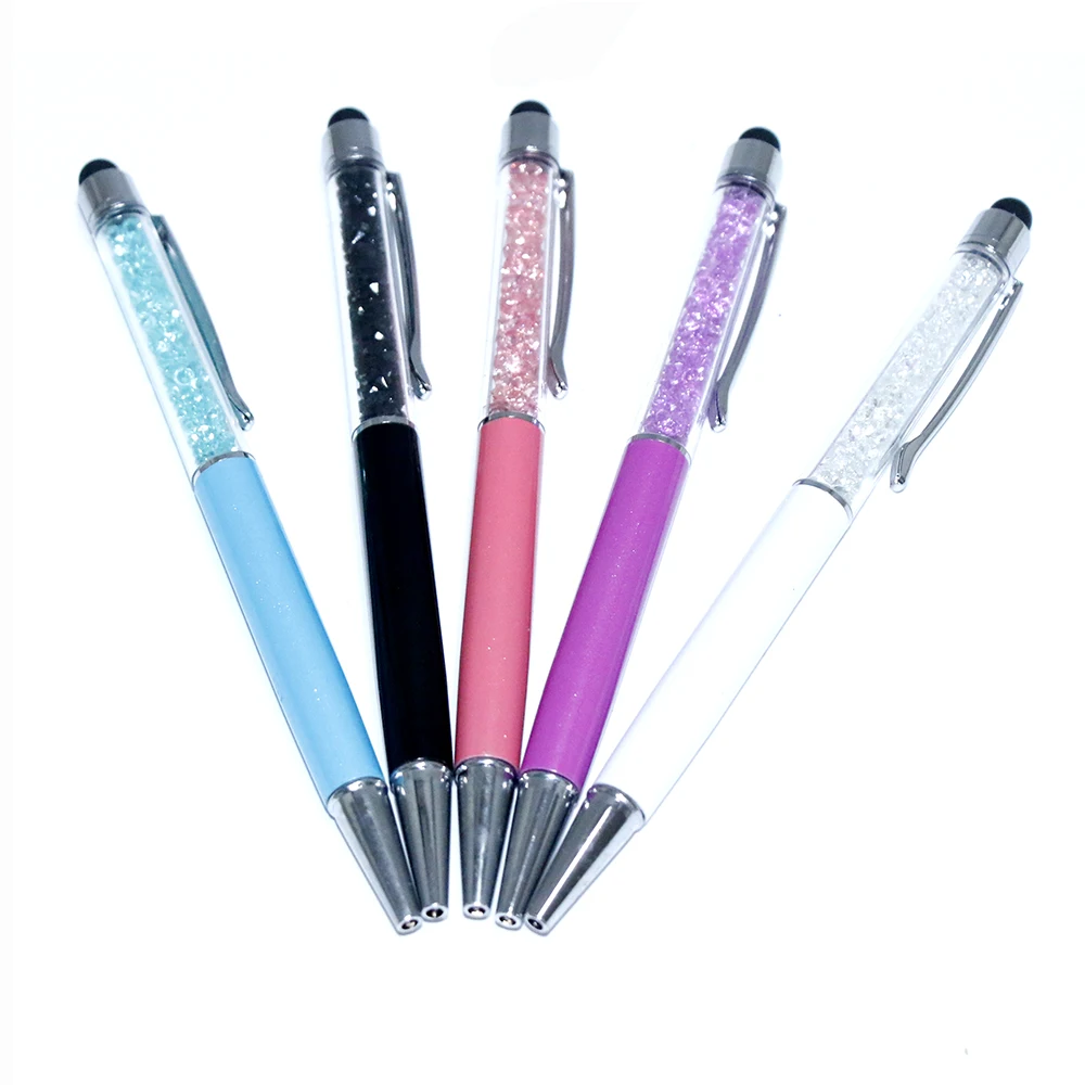 1 pcs Creative Crystal Pen Diamond Ballpoint Pens Stationery Ballpen Stylus Pen Touch Pen 5 Colors Oily Black Refill 0.7 mm
1 pcs Creative Crystal Pen Diamond Ballpoint Pens Stationery Ballpen Stylus Pen Touch Pen 5 Colors Oily Black Refill 0.7 mm