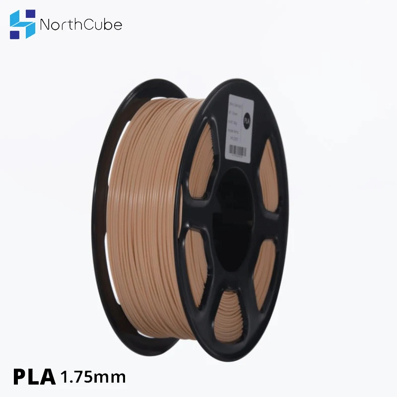 

NorthCube 3D printer PLA Filament 1.75mm for 3D Printers, 1KG (2.2lbs) +/- 0.02mm Skin Color