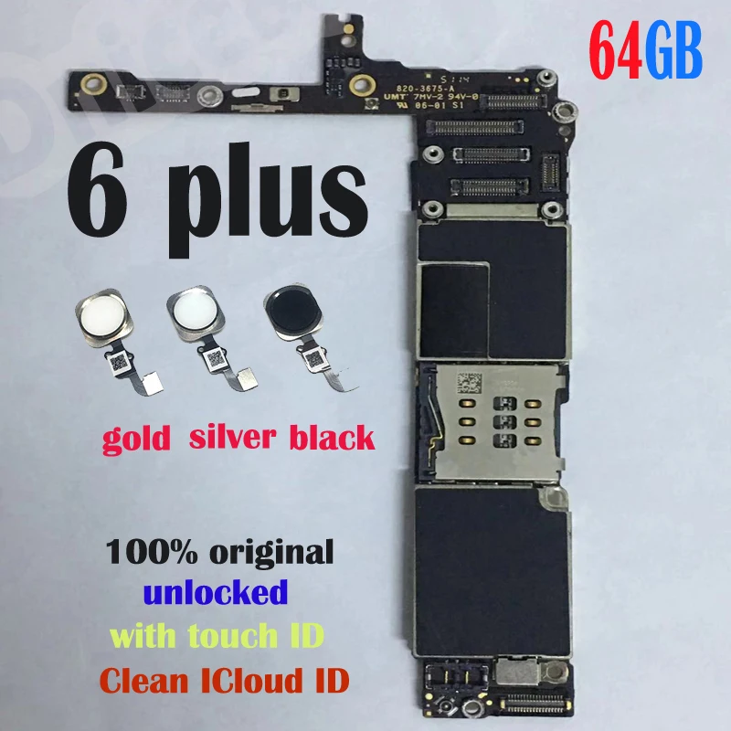 High quality and unlocked motherboard for iphone 6 plus 64GB IOS logic board original Mainboard with touch ID for iphone 6Plus
High quality and unlocked motherboard for iphone 6 plus 64GB IOS logic board original Mainboard with touch ID for iphone 6Plus